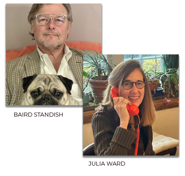 Baird Standish and Julia Ward